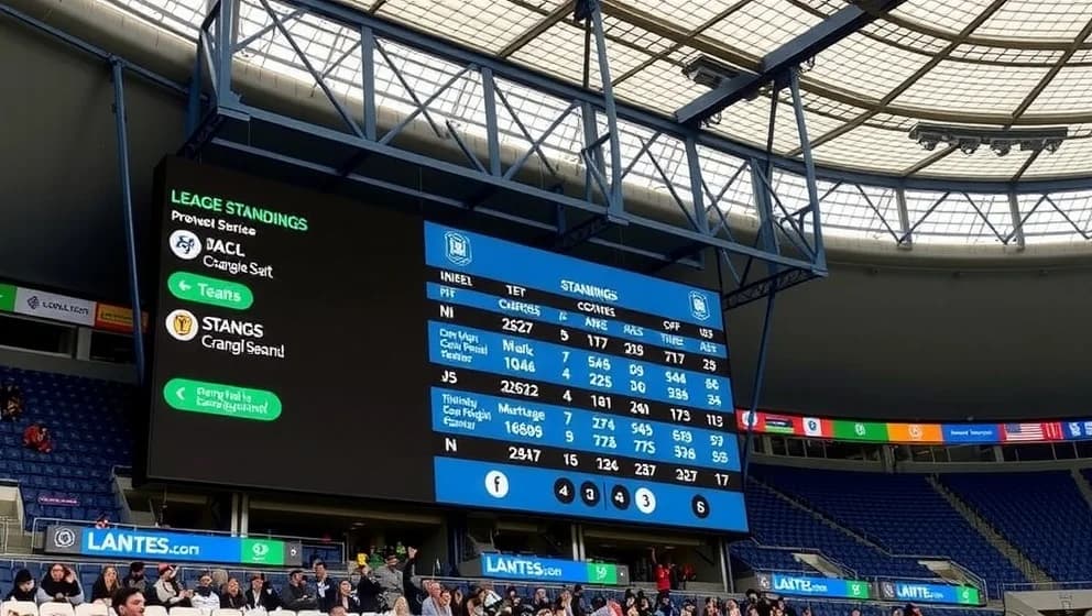 Millwalls poängställning i tabellen