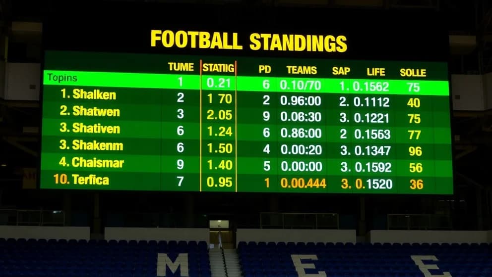 Poängställning i Jupiler League just nu