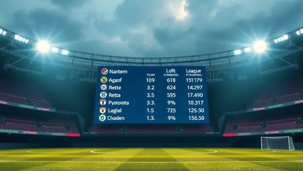 Poängställning i Málaga CF denna säsong